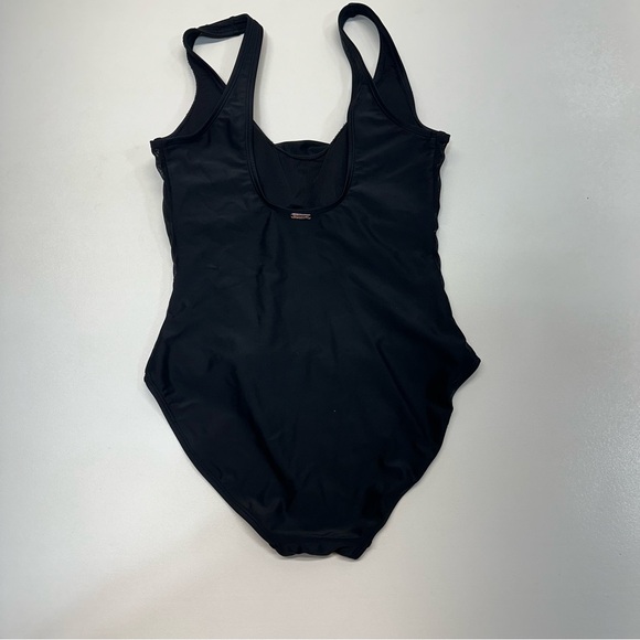 DKNY Women’s One Piece Bathing Suit Size 10 Tummy Control Black - Picture 2 of 7